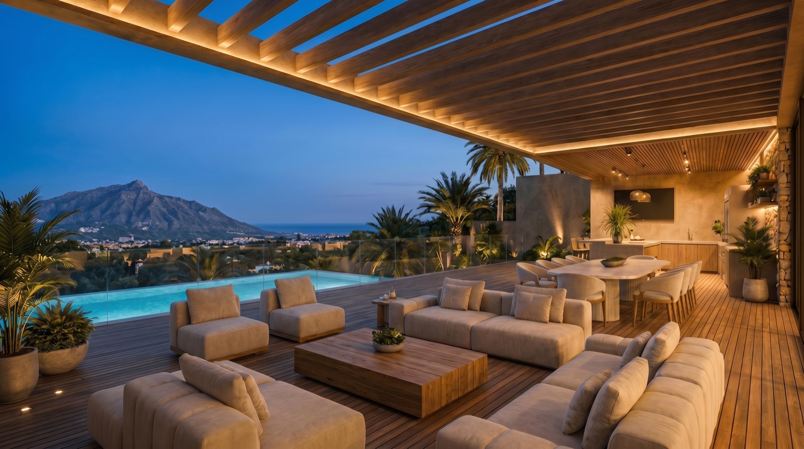 Taras — strefa lounge
